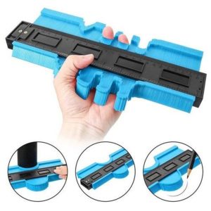 Contour Gauge Profile Tool with Lock - Irregular Shape Duplicator for Tile and Woodworking