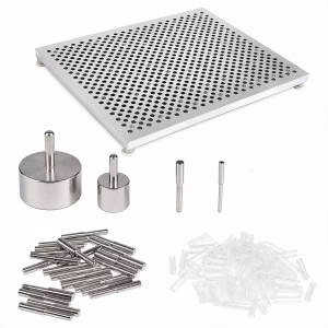 Aluminum Wire Bending Jig Set with 30 Pegs - Jewelry Making and Craft Wire Shaping Tool